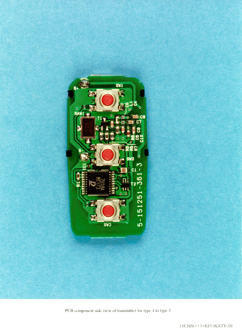 Remote Keyless Entry System - FCC ID HYQ12BBD - Denso Corporation (1)