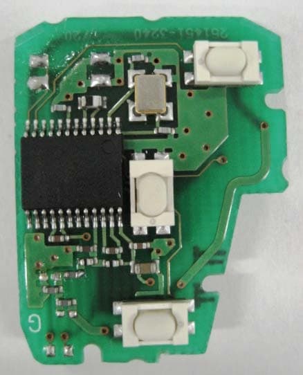 Remote Keyless Entry System (Transmitter) - FCC ID HYQ12BEL - Denso Corporation (2)