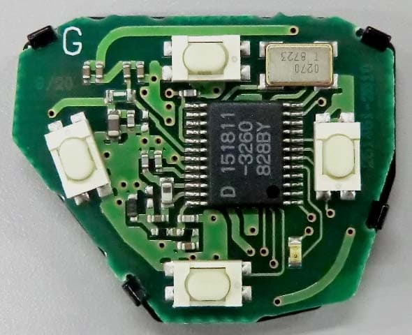 Remote Keyless Entry System (Transmitter) - FCC ID HYQ12BEW - Denso Corporation (3)
