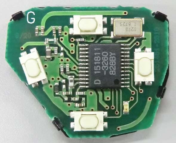 Remote Keyless Entry System (Transmitter) - FCC ID HYQ12BEW - Denso Corporation (4)