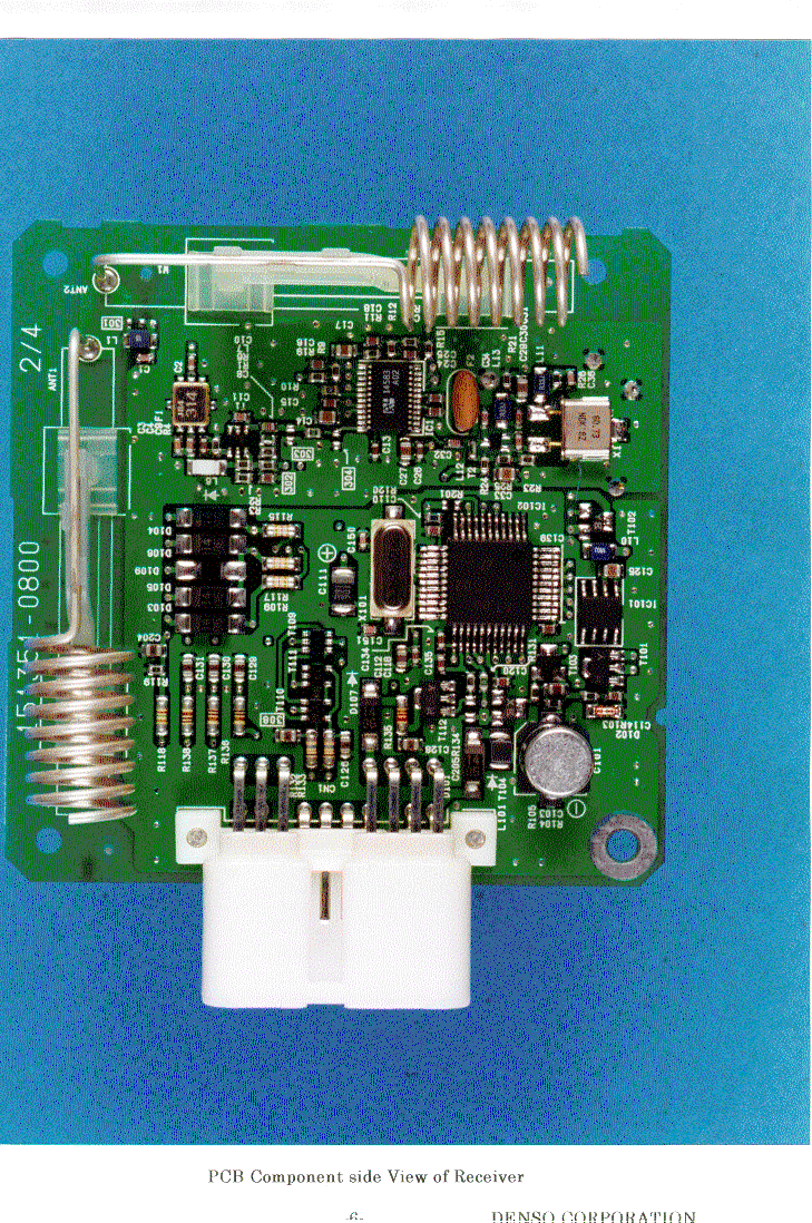 Superheterodyne Receiver For Keyless Entry System - FCC ID HYQ13BAR - Denso Corporation (1)