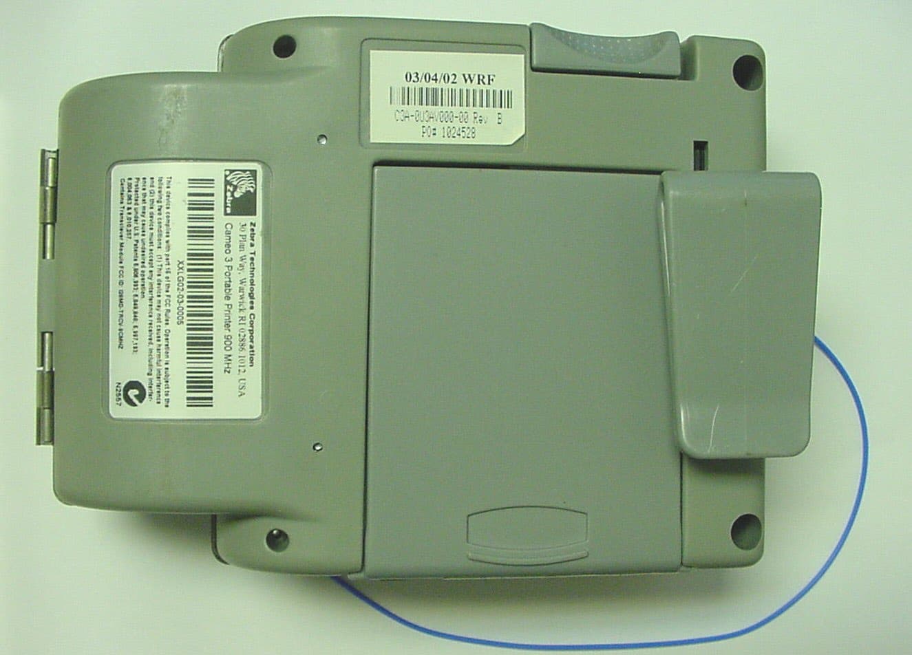 ZBR3 Modular Bluetooth Radio - FCC ID I28MD-BTC2TY2 - Zebra Technologies Corporation (5)