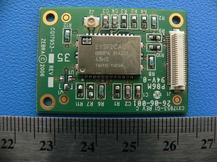 Zebra MZ-ZBR3 Bluetooth Radio - FCC ID I28MD-BTC2TY6 - Zebra Technologies Corporation (5)