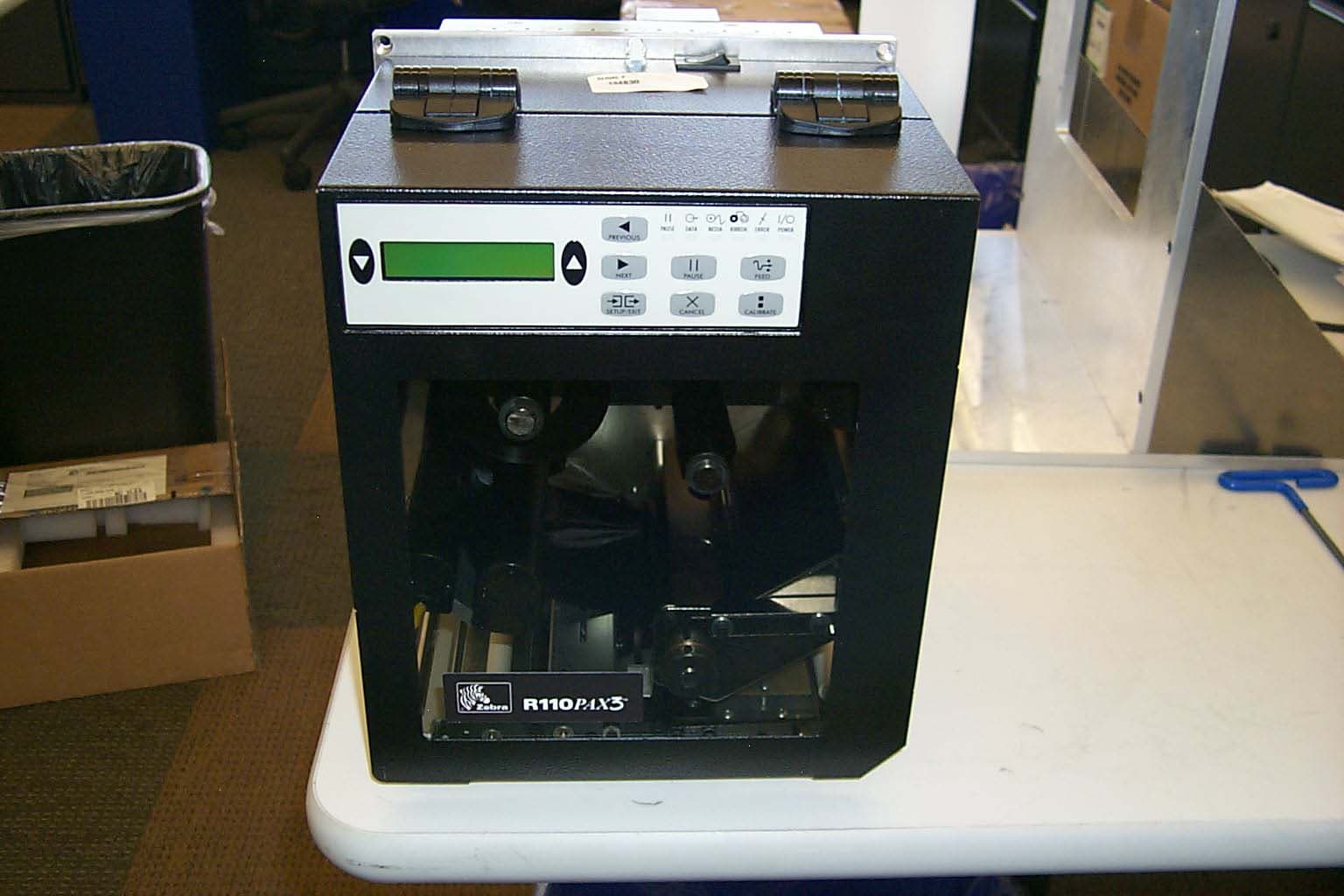 Thermal Transfer on Demand Bar Code Printer - FCC ID I28RFID-R110PAX01 - Zebra Technologies Corporation (5)