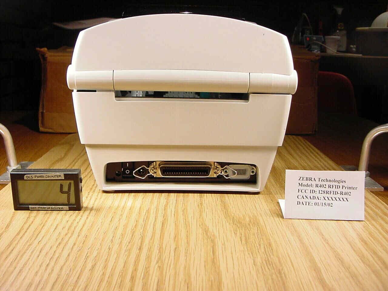 Thermal Printer with RFID Capability - FCC ID I28RFID-R402-2 - Zebra Technologies Corporation (2)