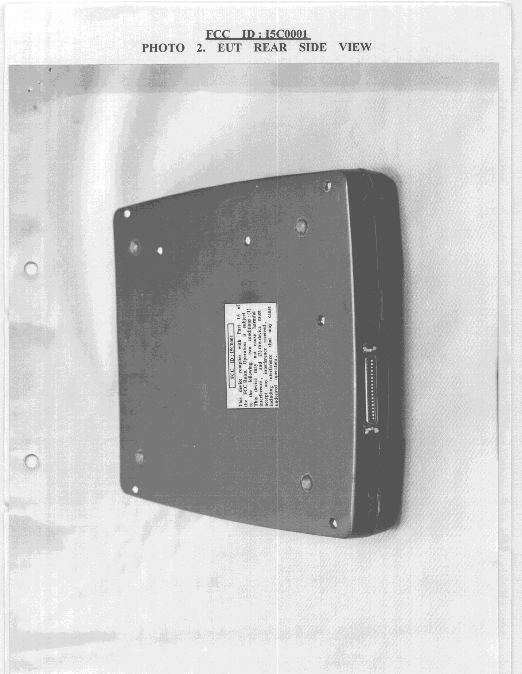 JBP - Part 15 Class B Computing Device Peripheral - FCC ID I5C0001 - CNF Inc (5)