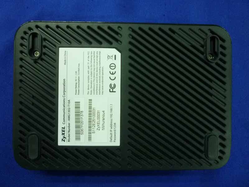 Wireless N ADSL2+ 4-port Gateway - FCC ID I88AMG1302 - ZyXEL Communications Corporation (4)