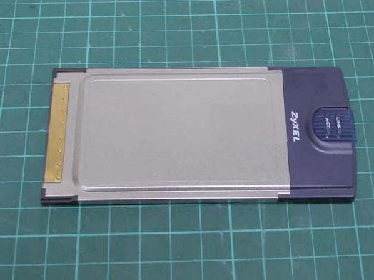 Wireless LAN PCMCIA Card - FCC ID I88B122 - ZyXEL Communications Corporation (1)