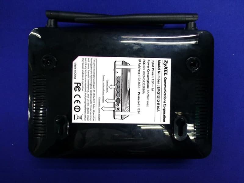 Wireless N300 4-port USB Ethernet Gateway - FCC ID I88EMG1302R10A - ZyXEL Communications Corporation (2)