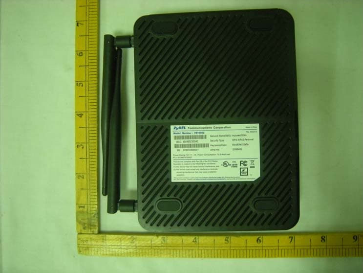 Wireless N FTTH Router - FCC ID I88FR1000Z - ZyXEL Communications Corporation (3)