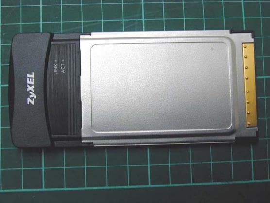 PCMCIA 802.11g WLAN Card - FCC ID I88G110 - ZyXEL Communications Corporation (1)