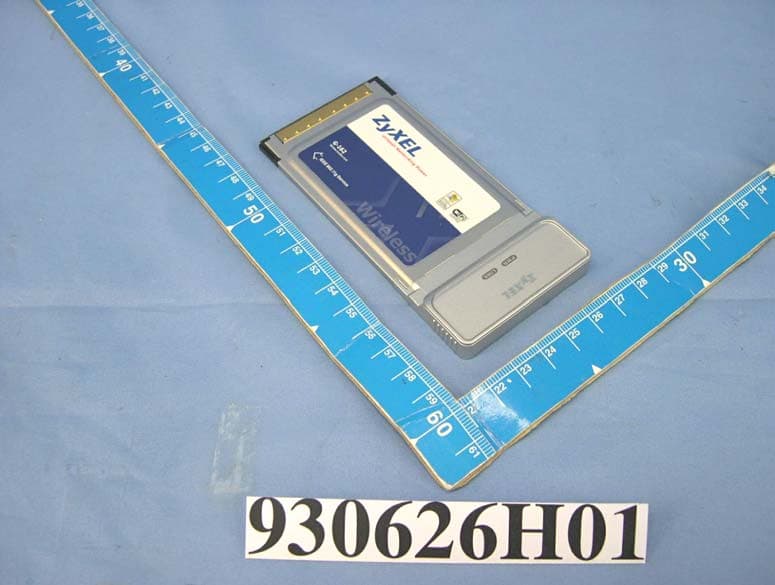 802.11g Wireless CardBus Card - FCC ID I88G162 - ZyXEL Communications Corporation (2)