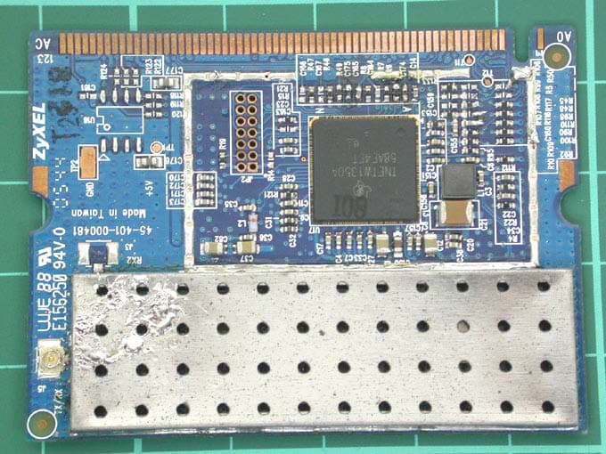 802.11g WLAN card - FCC ID I88G663 - ZyXEL Communications Corporation (1)
