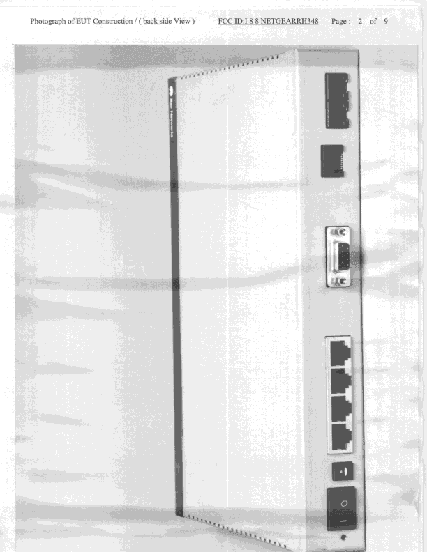 JBP - Part 15 Class B Computing Device Peripheral - FCC ID I88NETGEARRH348 - ZyXEL Communications Corporation (2)
