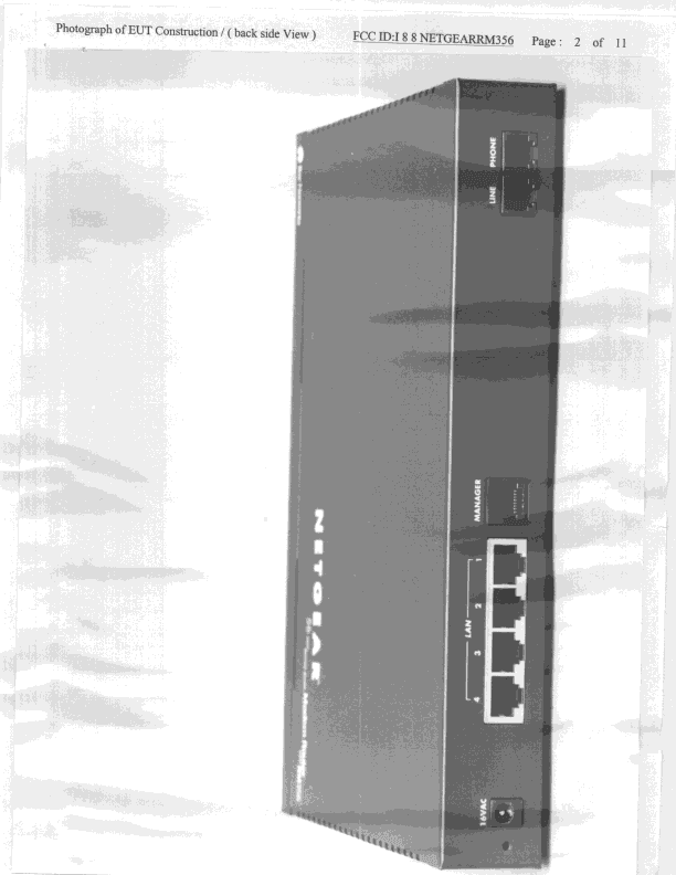 JBP - Part 15 Class B Computing Device Peripheral - FCC ID I88NETGEARRM356 - ZyXEL Communications Corporation (5)