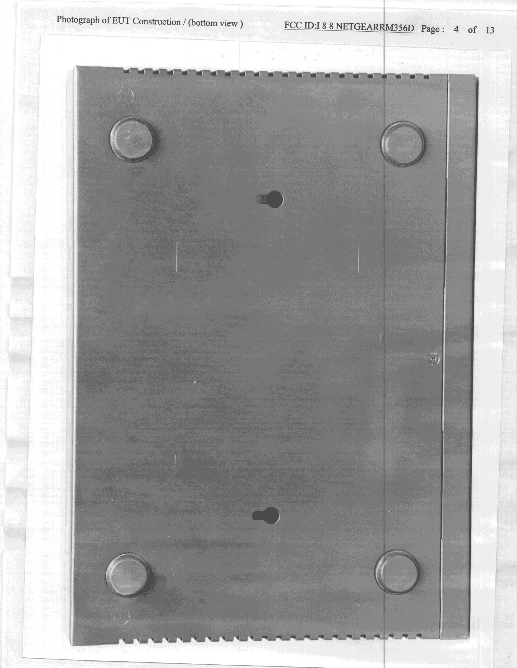 JBP - Part 15 Class B Computing Device Peripheral - FCC ID I88NETGEARRM356D - ZyXEL Communications Corporation