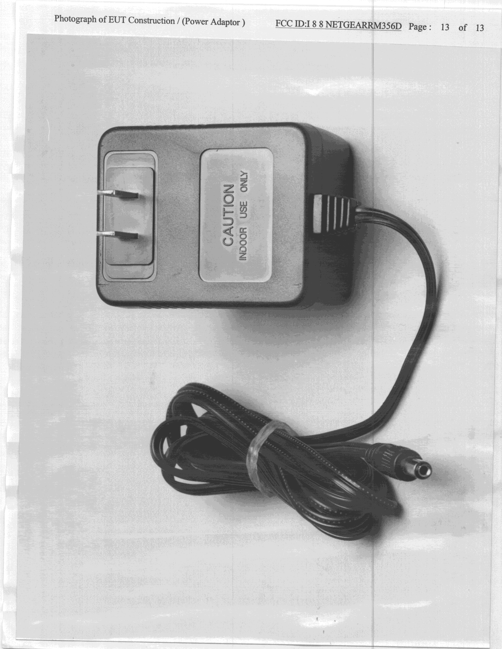 JBP - Part 15 Class B Computing Device Peripheral - FCC ID I88NETGEARRM356D - ZyXEL Communications Corporation (5)