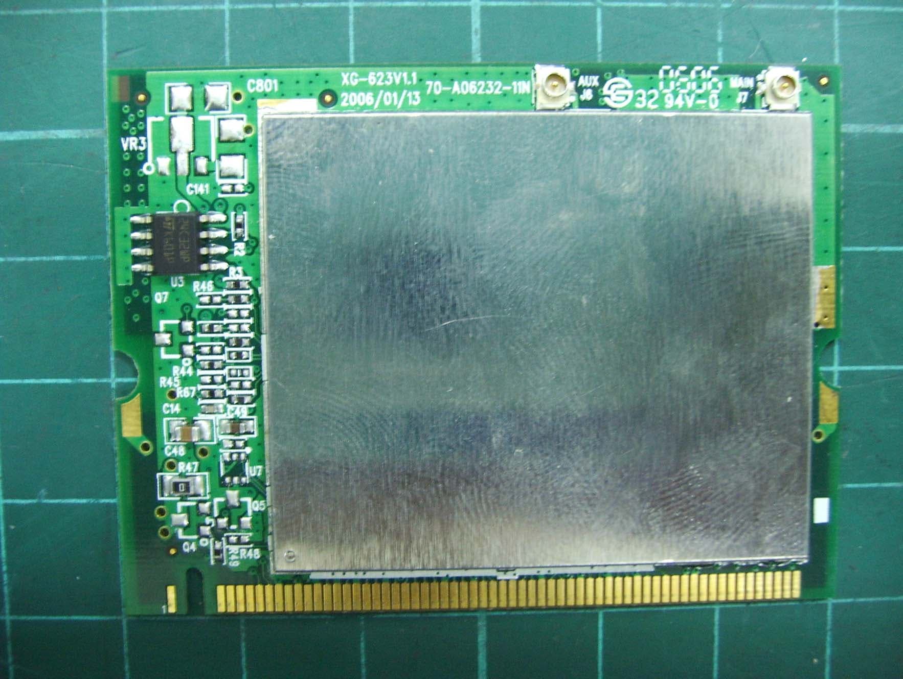 802.11g Wireless Super G MiniPCI Card - FCC ID I88NWD670S - ZyXEL Communications Corporation (2)