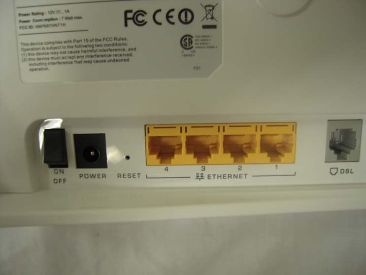 802.11n Wireless ADSL2+ 4-port Gateway - FCC ID I88P660HNT1H - ZyXEL Communications Corporation (3)
