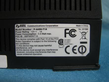 802.11n Wireless ADSL2+ Gateway - FCC ID I88P660NT1A - ZyXEL Communications Corporation (2)