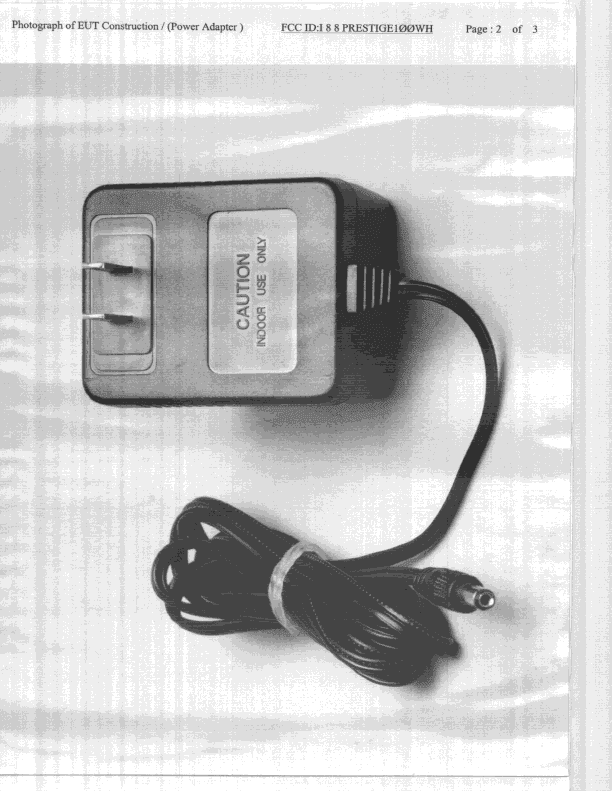 JBP - Part 15 Class B Computing Device Peripheral - FCC ID I88PRESTIGE100WH - ZyXEL Communications Corporation (1)