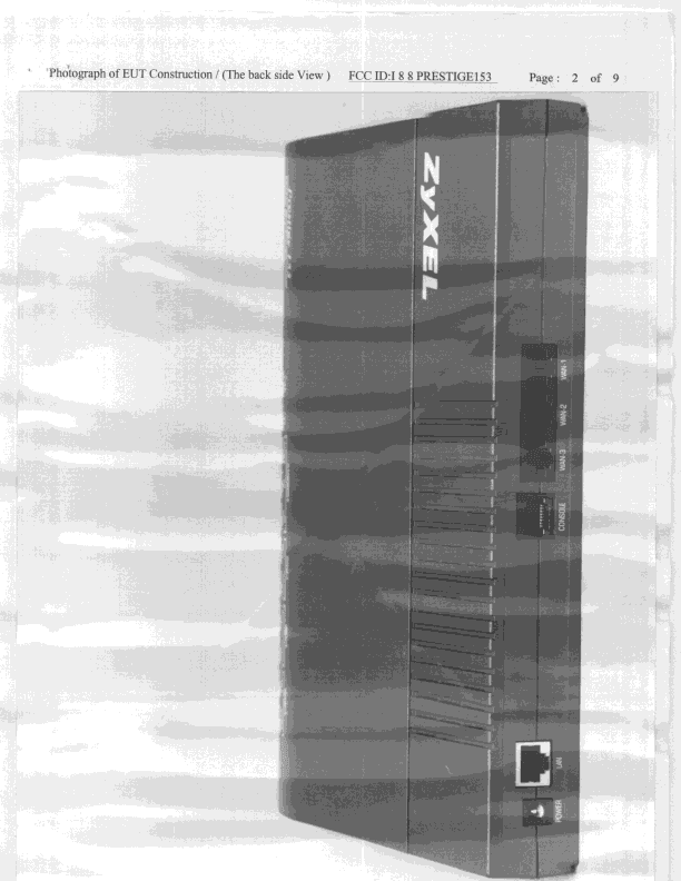JBP - Part 15 Class B Computing Device Peripheral - FCC ID I88PRESTIGE153 - ZyXEL Communications Corporation (5)