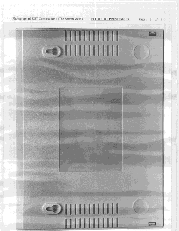 JBP - Part 15 Class B Computing Device Peripheral - FCC ID I88PRESTIGE153 - ZyXEL Communications Corporation (1)