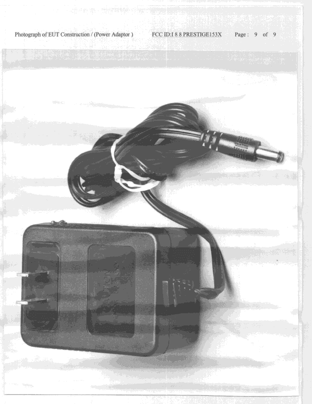 JBP - Part 15 Class B Computing Device Peripheral - FCC ID I88PRESTIGE153X - ZyXEL Communications Corporation (4)