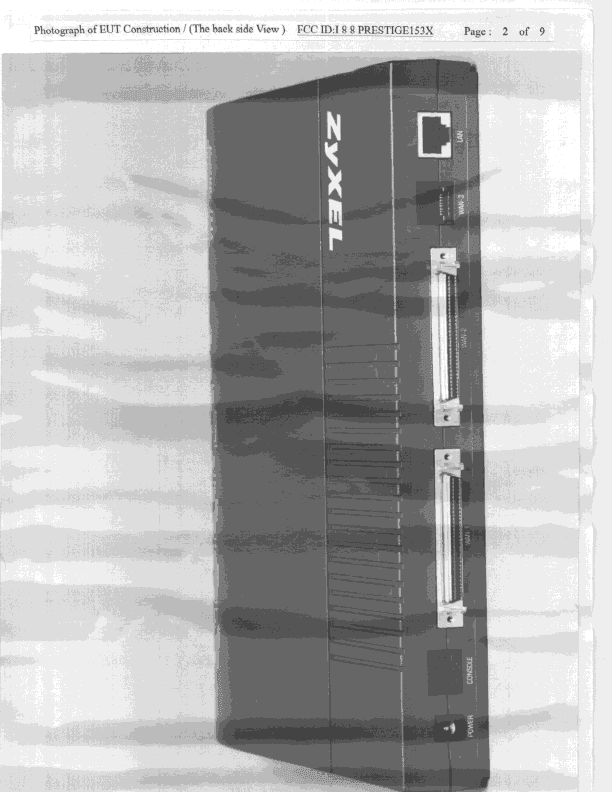 JBP - Part 15 Class B Computing Device Peripheral - FCC ID I88PRESTIGE153X - ZyXEL Communications Corporation (5)