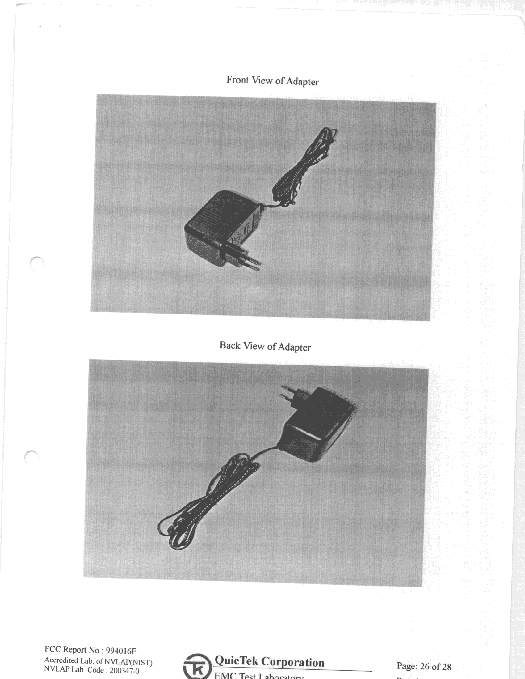 JBP - Part 15 Class B Computing Device Peripheral - FCC ID I88PRESTIGE310 - ZyXEL Communications Corporation (1)