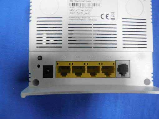 Wireless N VDSL2 4-Port Gateway with USB - FCC ID I88VMG1312T10C - ZyXEL Communications Corporation (4)