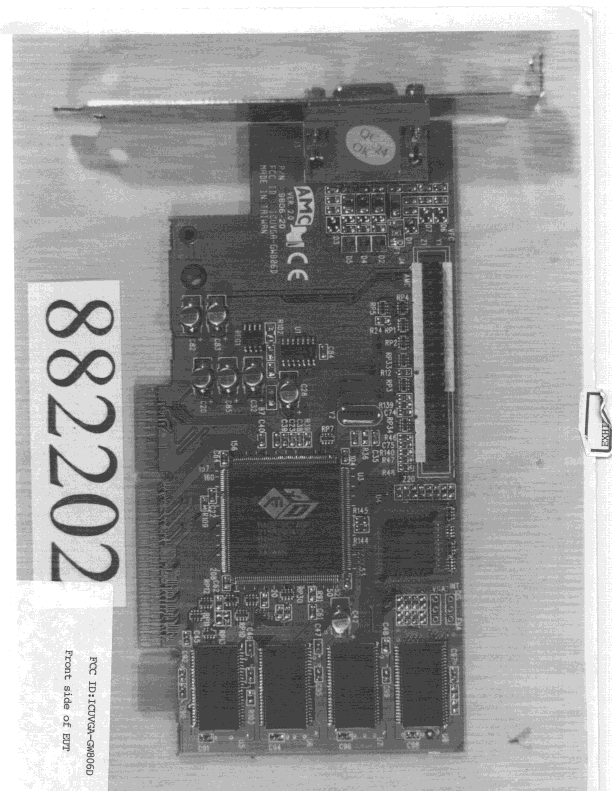 Video Card - FCC ID ICUVGA-GW806D - Gainward Co Ltd