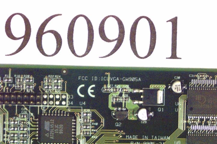 JBP - Part 15 Class B Computing Device Peripheral - FCC ID ICUVGA-GW905A - Gainward Co Ltd