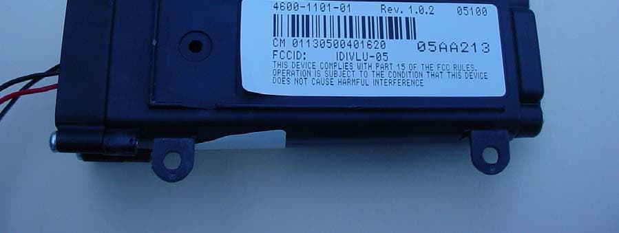 Stolen Vehicle Recovery Transceiver - FCC ID IDIEW2VLU-05 - CalAmp Wireless Networks Corporation