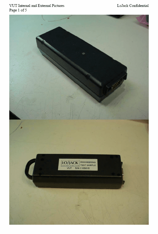 Utility Vehicle Recovery Transceiver - FCC ID IDIVUT - CalAmp Wireless Networks Corporation
