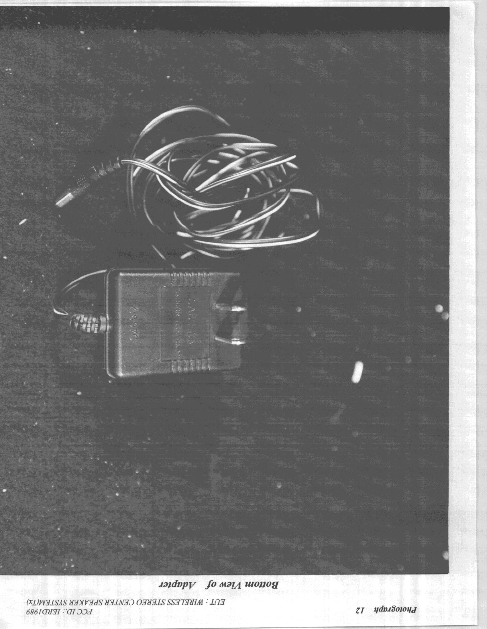 Wireless Stereo Speaker System Transmitter - FCC ID IERD1989 - Bright Headphone Electronics Co (4)