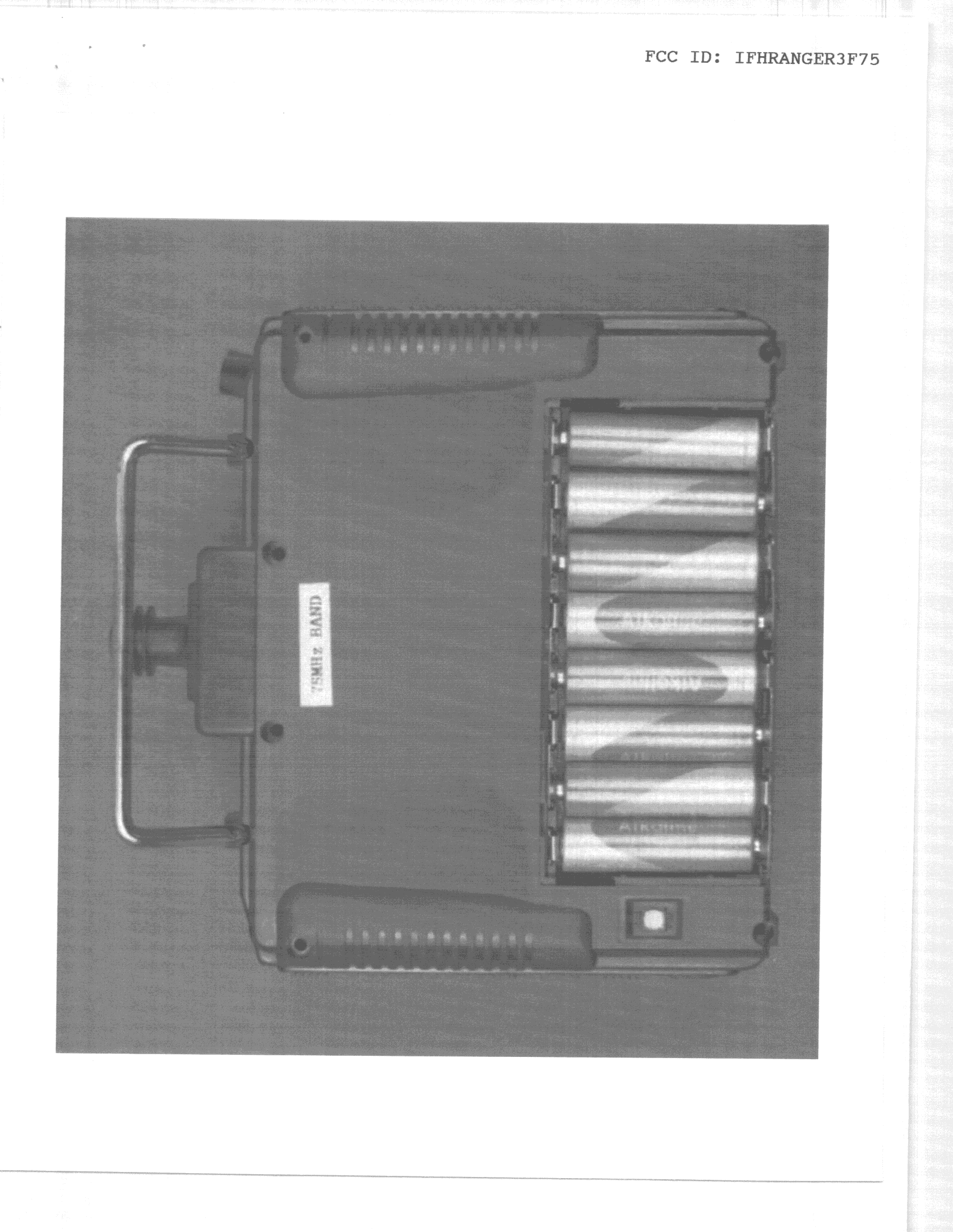 Remote Control Transmitter - FCC ID IFHRANGER3F75 - Hitec RCD Inc.