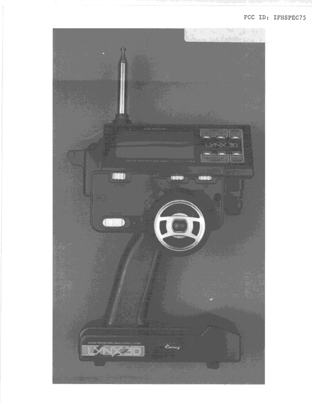 TNB - Licensed Non-Broadcast Station Transmitter - FCC ID IFHSPEC75 - Hitec RCD Inc. (2)