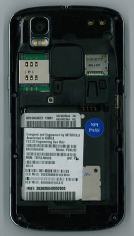 Portable Cellular/ PCS CDMA Transceiver with WLAN and Bluetooth - FCC ID IHDP56LK1 - Motorola Mobility LLC (3)