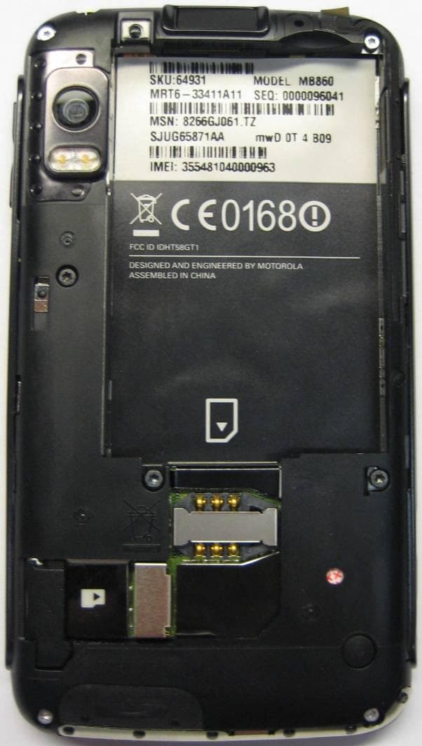 WCDMA/GSM TRANSCEIVER WITH BT & WLAN - FCC ID IHDP56LS2 - Motorola Mobility LLC (2)