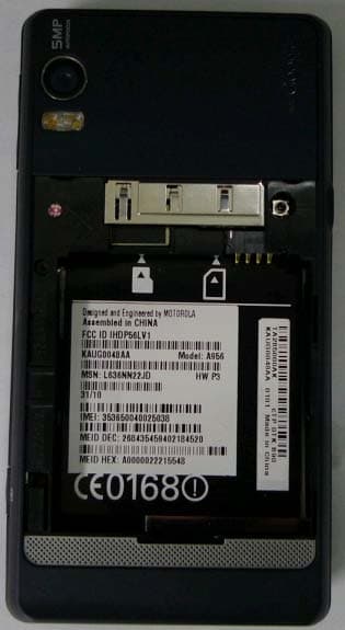 Portable Cellular /PCS CDMA Transceiver with WLAN and Bluetooth - FCC ID IHDP56LV1 - Motorola Mobility LLC (4)