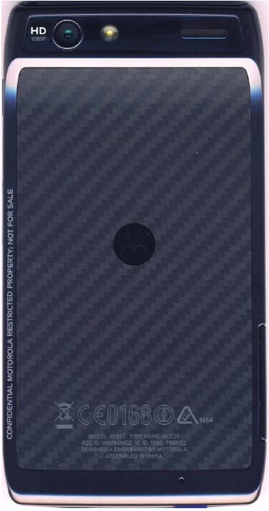 Portable Cellular/ PCS WCDMA/ GSM/ EDGE Transceiver with WLAN and Bluetooth - FCC ID IHDP56ME2 - Motorola Mobility LLC