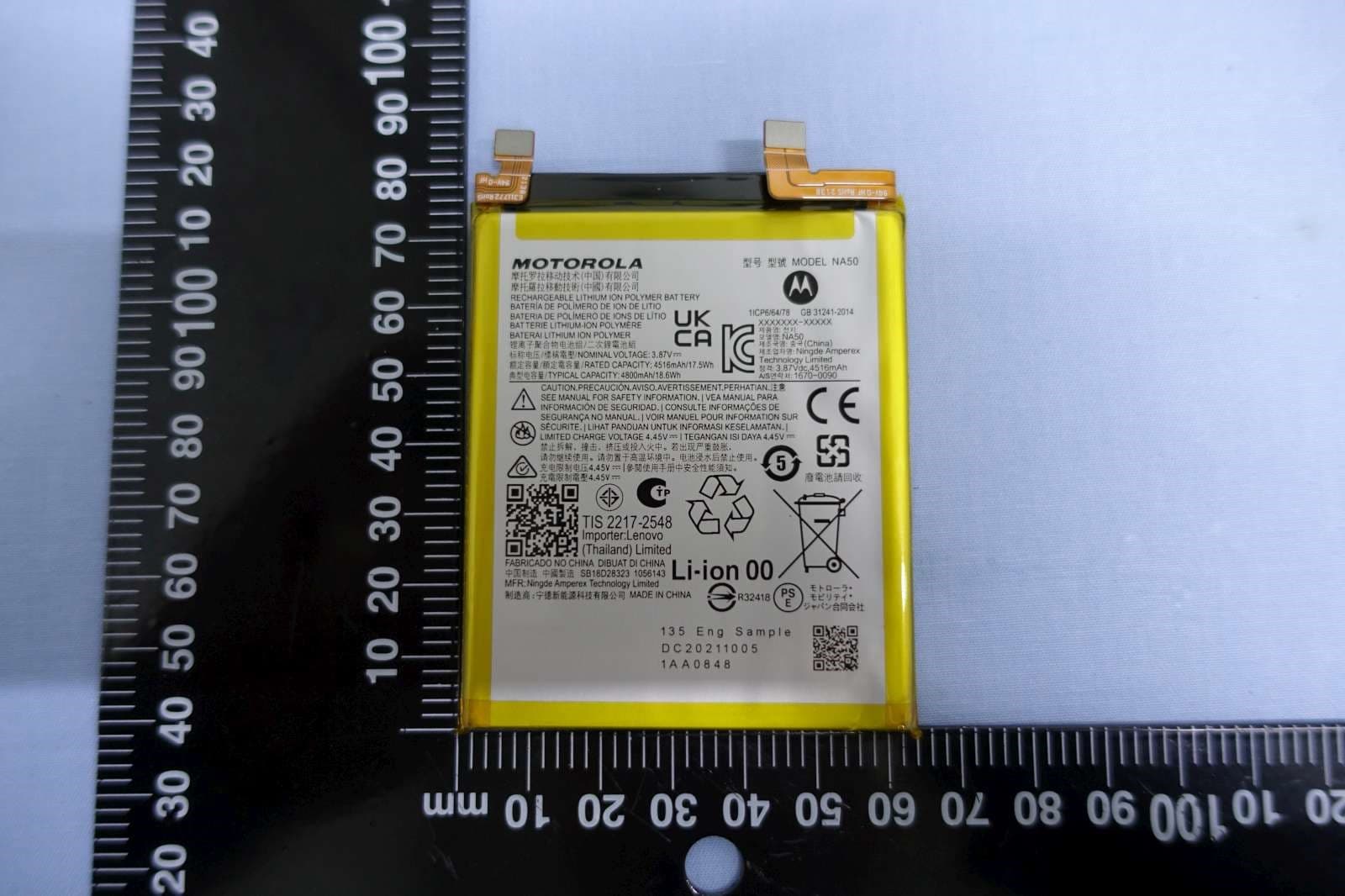 Mobile Cellular Phone - FCC ID IHDT56AB3 - Motorola Mobility LLC