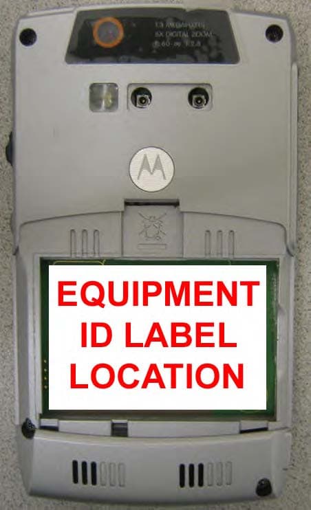 Portable Dual-Band CDMA Transceiver with Bluetooth - FCC ID IHDT56FQ1 - Motorola Mobility LLC (1)