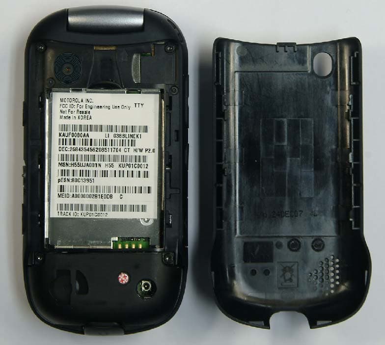 Portable Cellular/ PCS CDMA Transceiver with BT - FCC ID IHDT56JH1 - Motorola Mobility LLC