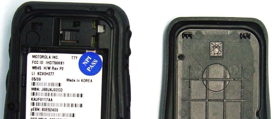 Portable Cellular/ PCS/ AWS CDMA Transceiver with Bluetooth - FCC ID IHDT56KS1 - Motorola Mobility LLC