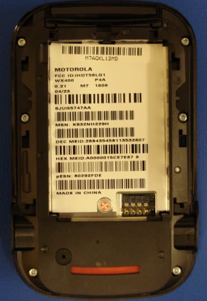 CDMA 1900 TRANSCEIVER WITH BLUETOOTH - FCC ID IHDT56LQ1 - Motorola Mobility LLC