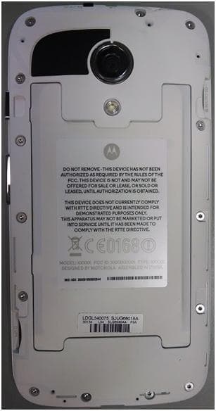 Multi-Band CDMA/ LTE Portable Handset with WLAN and Bluetooth - FCC ID IHDT56PH2 - Motorola Mobility LLC