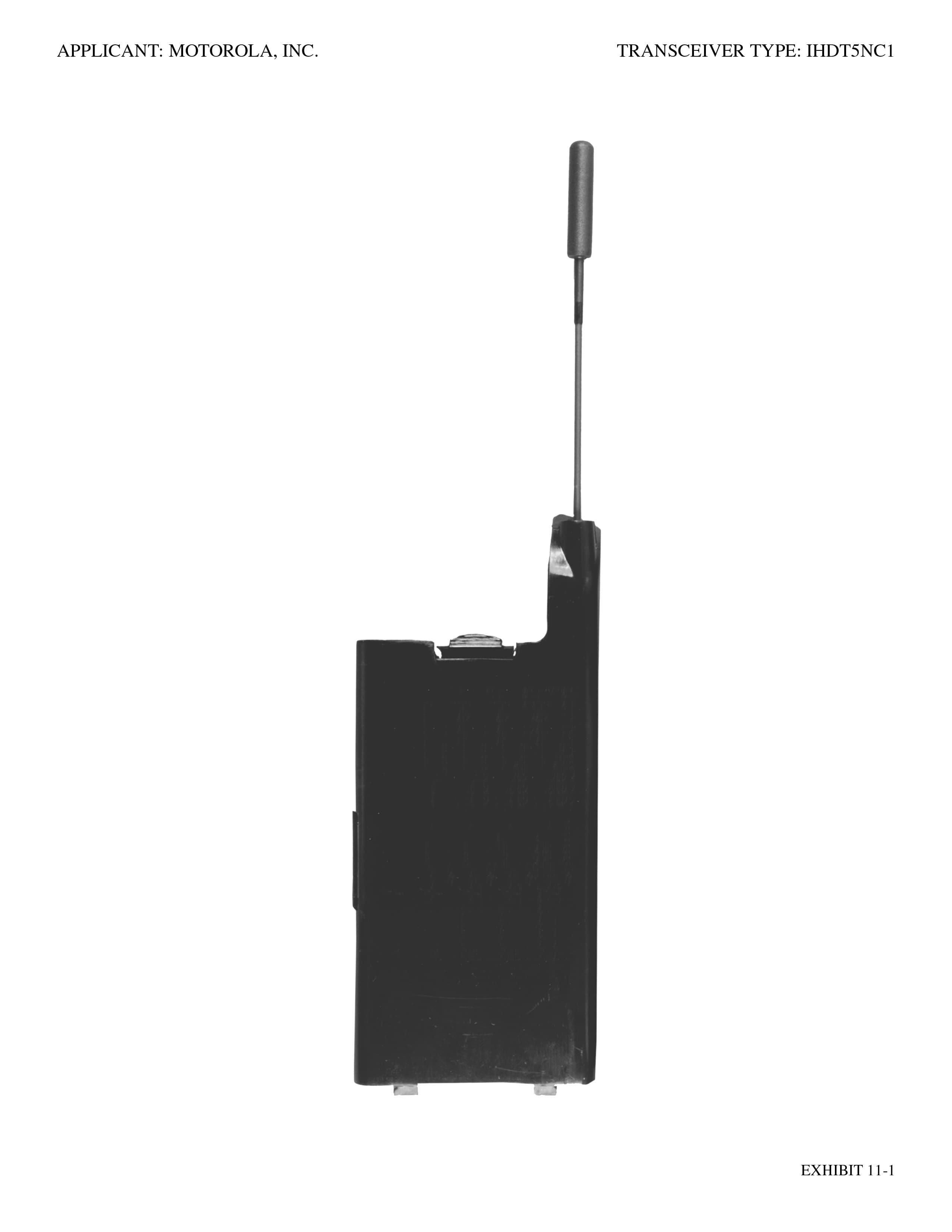 Cellular Transceiver Module - FCC ID IHDT5NC1 - Motorola Mobility LLC