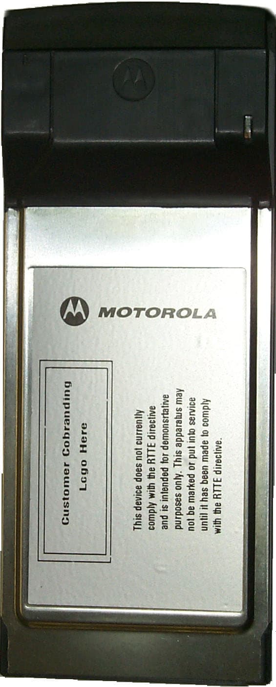 GSM PCMCIA Card - FCC ID IHDT6EG1 - Motorola Mobility LLC